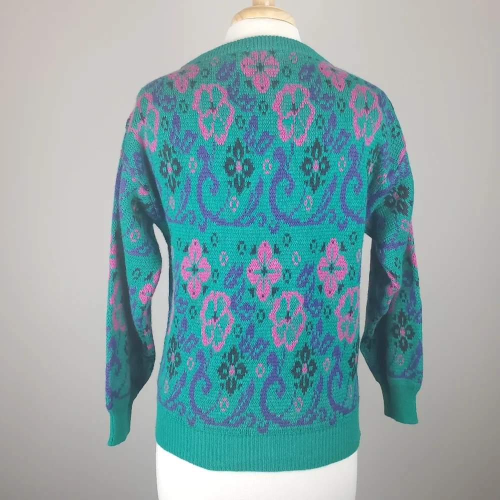Vintage Susan Ess Floral Sweater - Picture 3 of 6